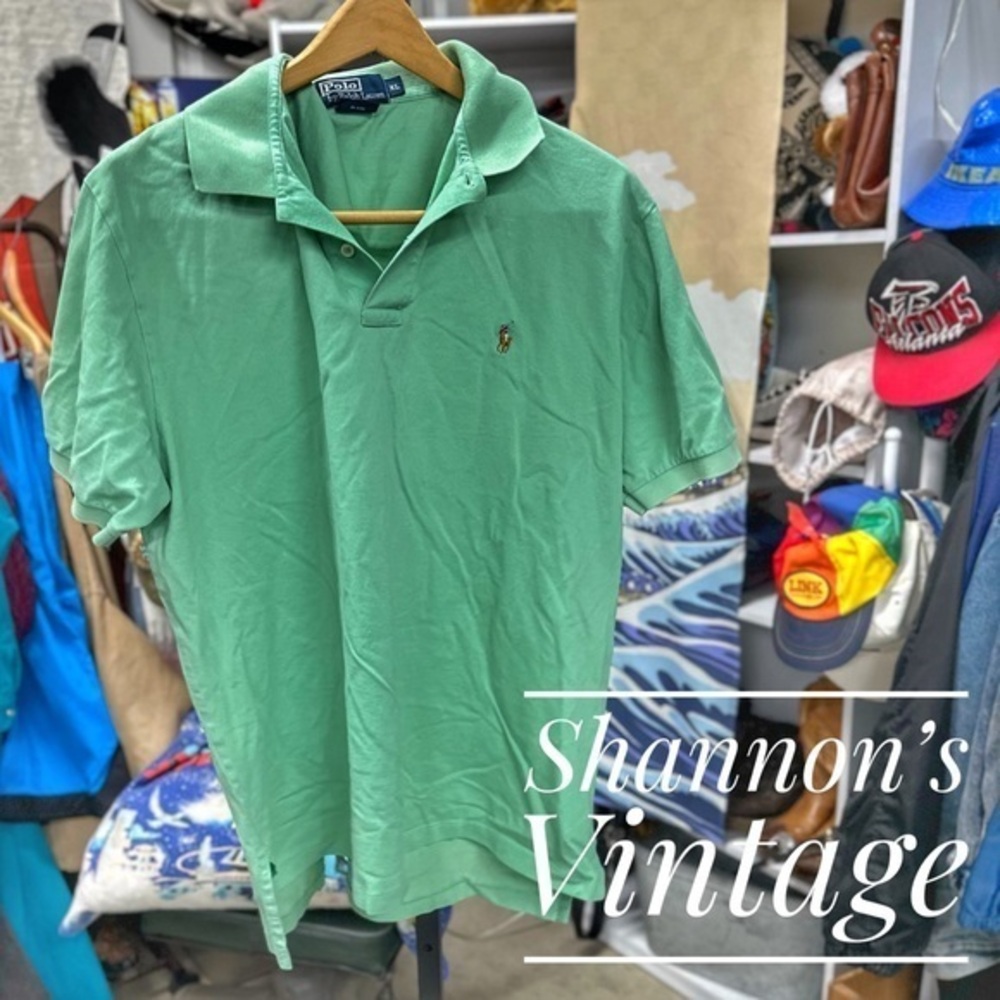 Polo Ralph Lauren color logo sz XL Pima cotton polo A13